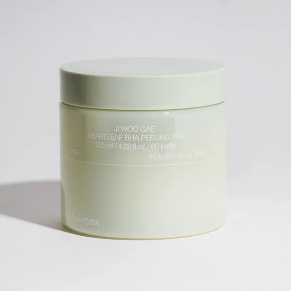 CELIMAX- Pad Exfoliante-JI WOO GAE Heartleaf BHA Peeling Pad | 60 PADS